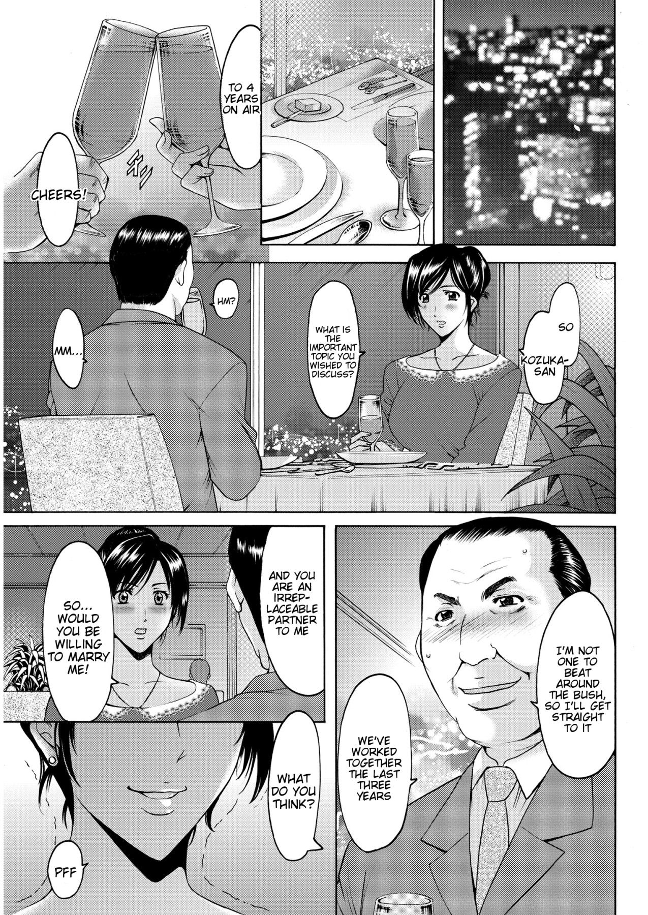 Hentai Manga Comic-Fucking The Woman From TV-Read-3